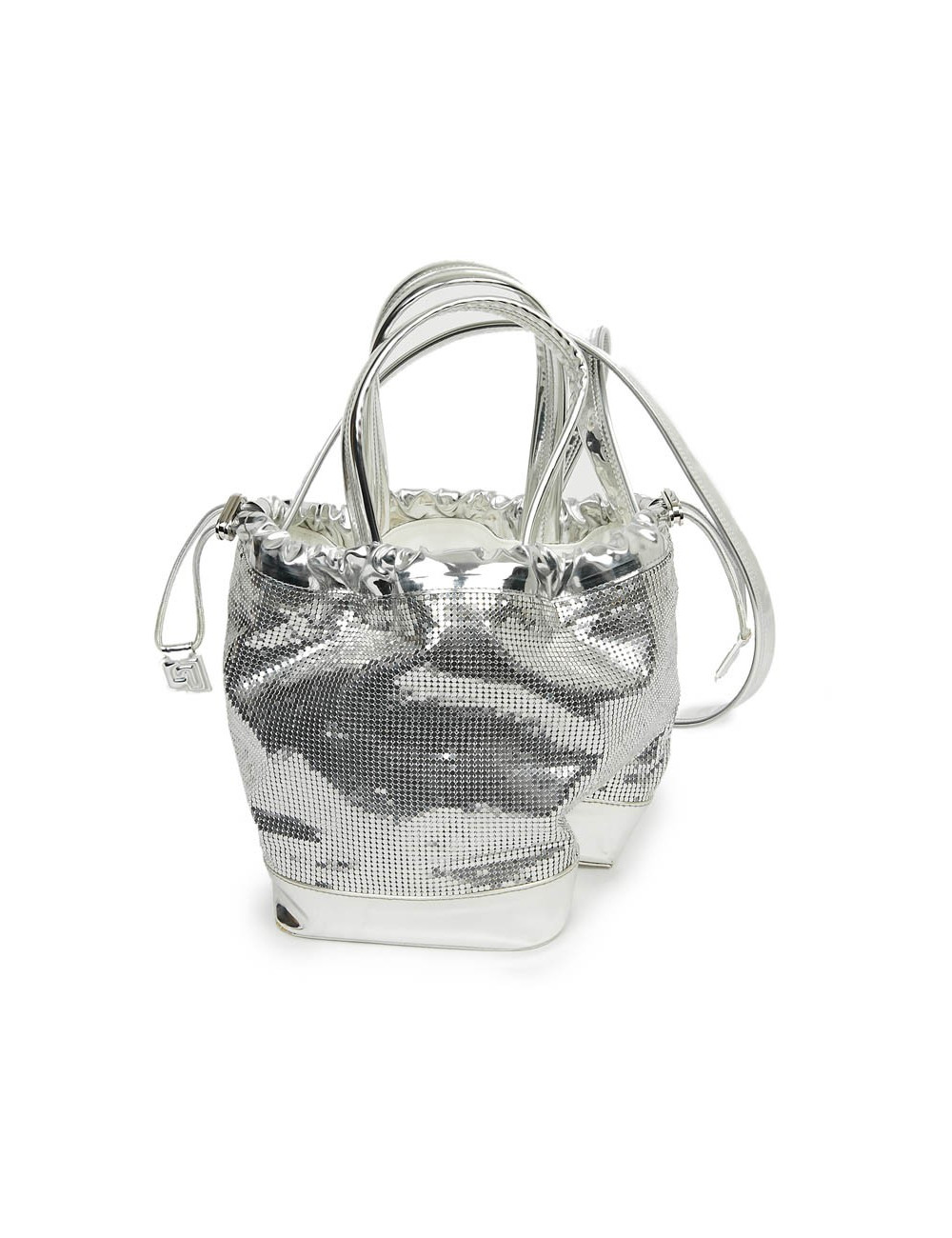 Sac PACO RABANNE cotte de maille argent