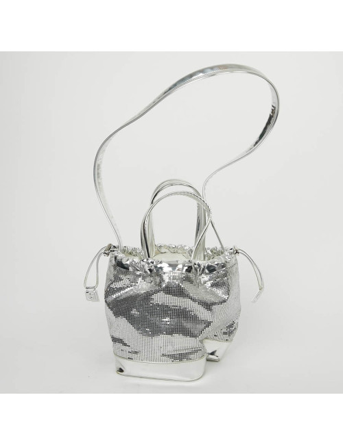 Sac PACO RABANNE cotte de maille argent