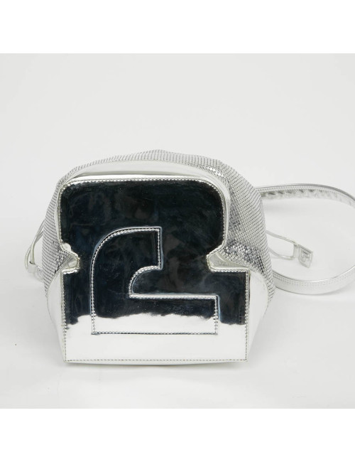 Sac PACO RABANNE cotte de maille argent