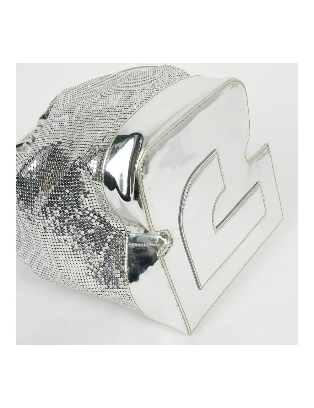 Sac PACO RABANNE cotte de maille argent