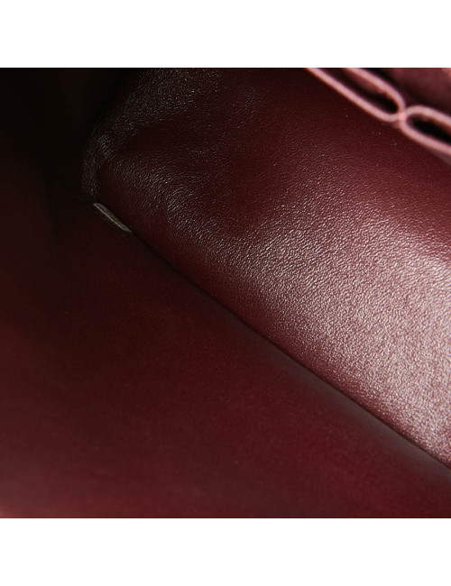 Sac CHANEL Jumbo cuir lisse noir