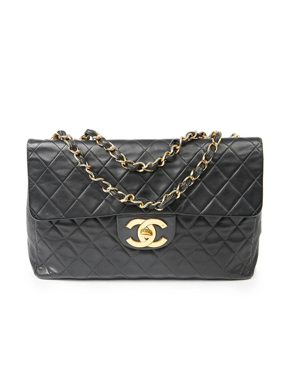 Sac vintage Jumbo CHANEL noir