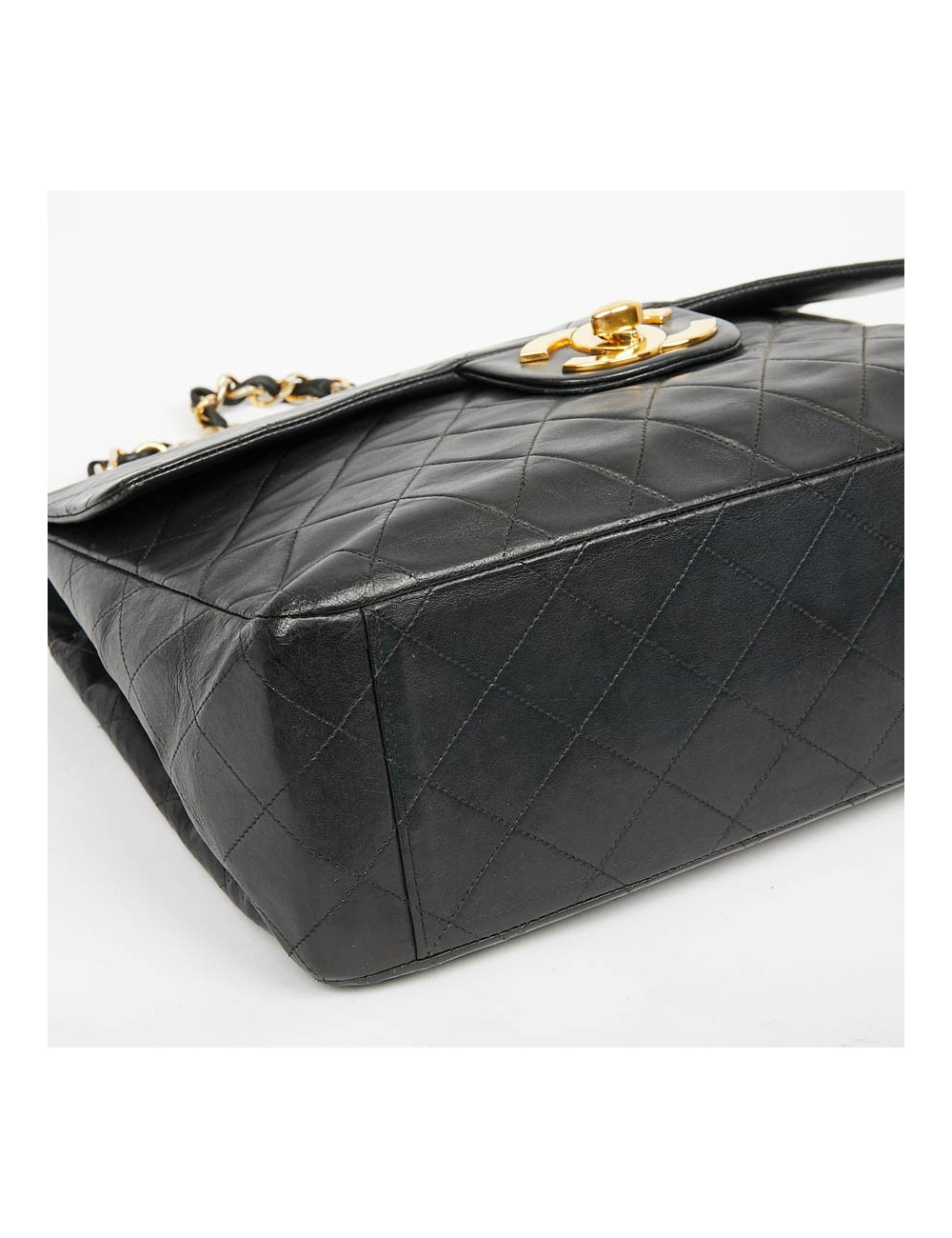 Sac vintage Jumbo CHANEL noir