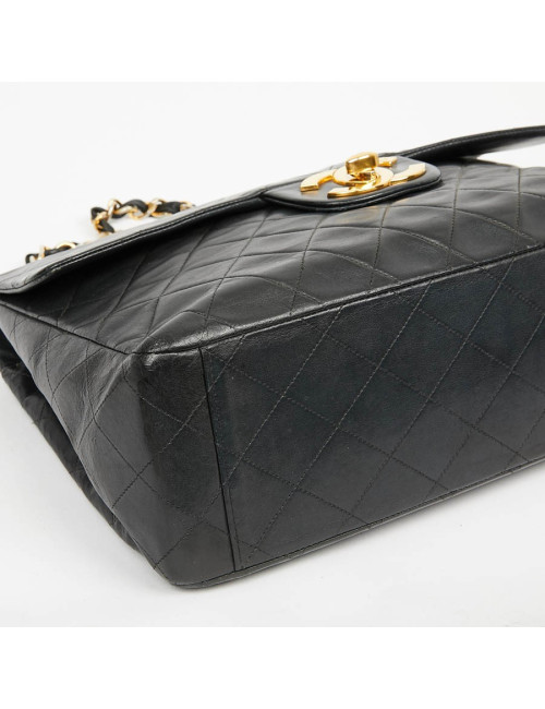 Sac vintage Jumbo CHANEL noir