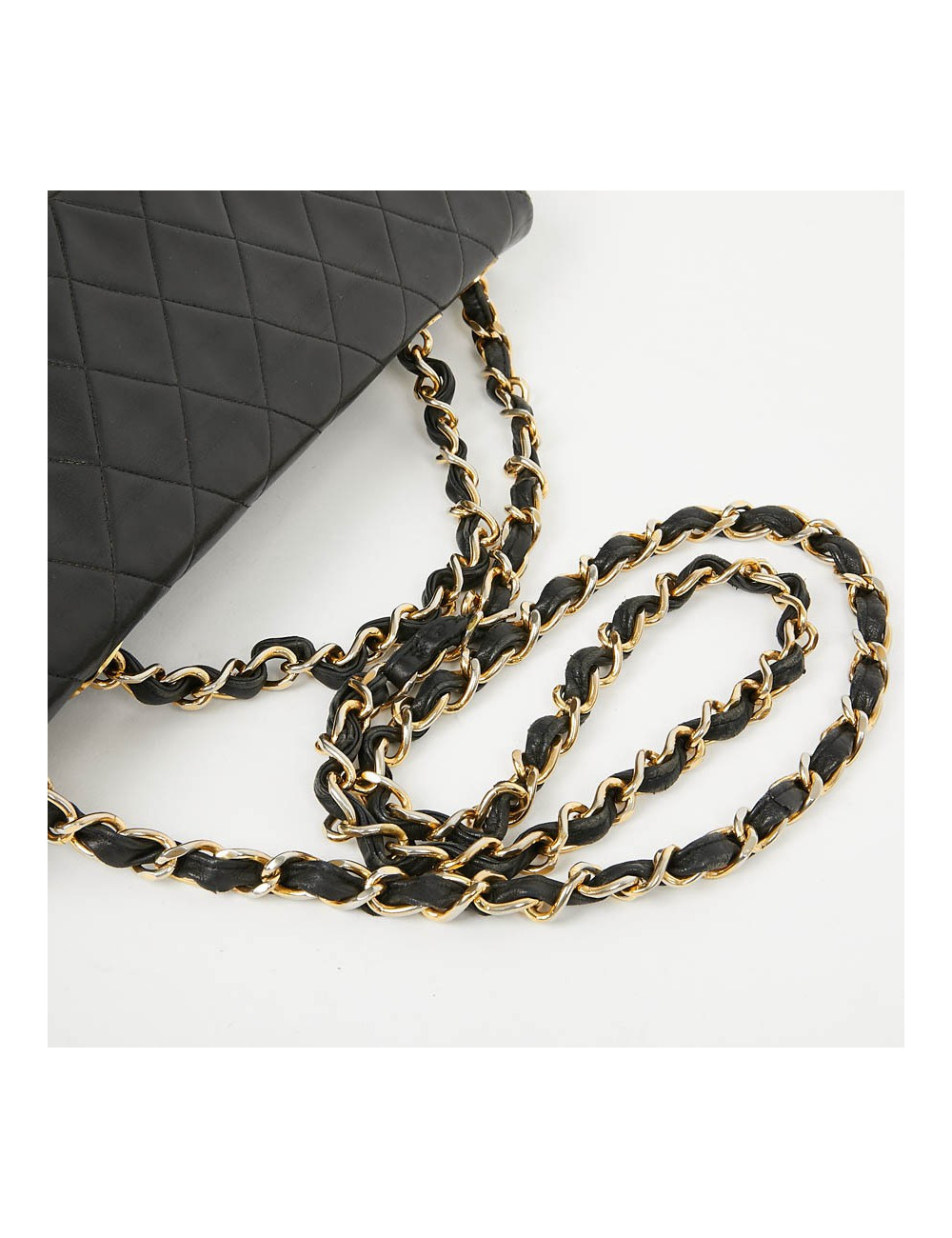 Sac vintage Jumbo CHANEL noir